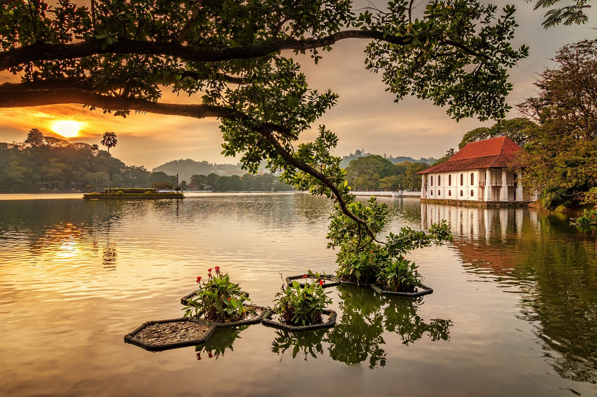 Kandy Lake Kiri Muhuda - Ride Lanka Cabs